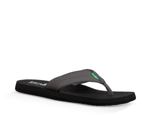 Sanuk Beer Cozy Coaster - Sanuk Flip Flops Mens Deep Grey / Grey - Philippines HEYISF532